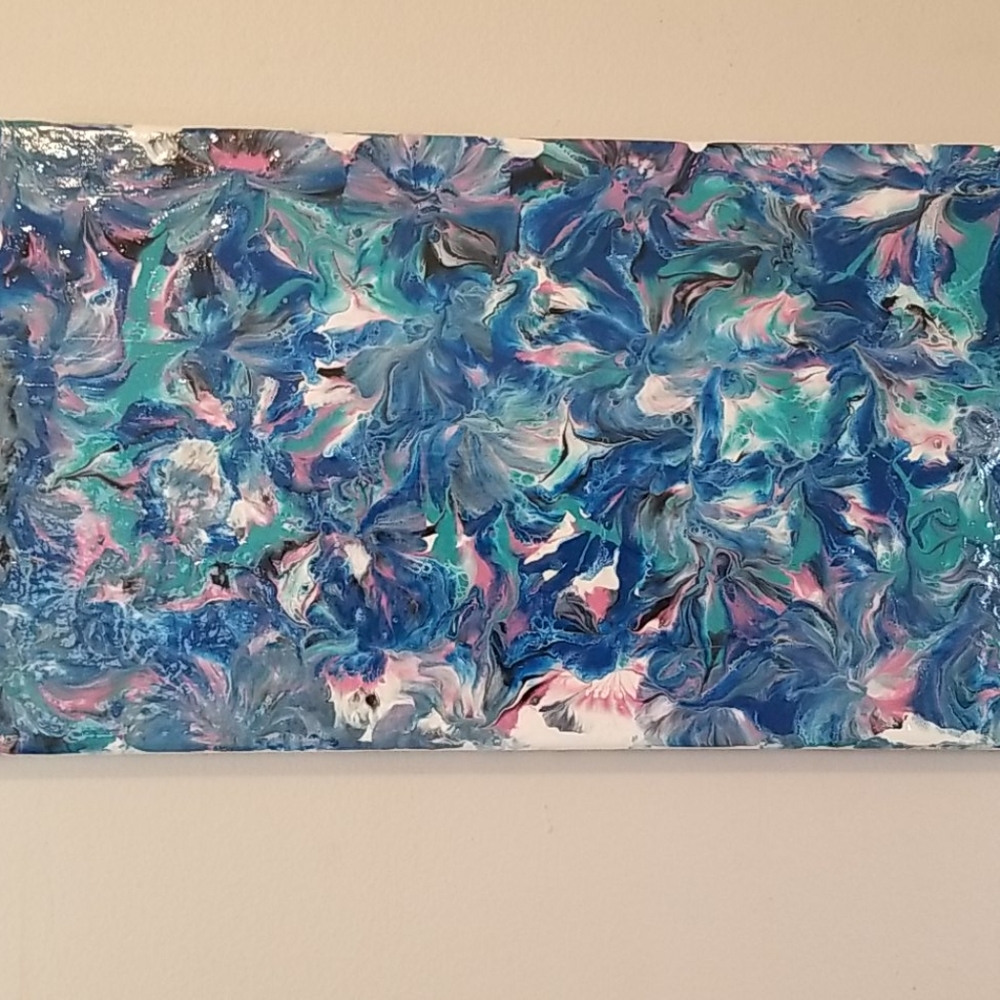 Handpainted abstract painting